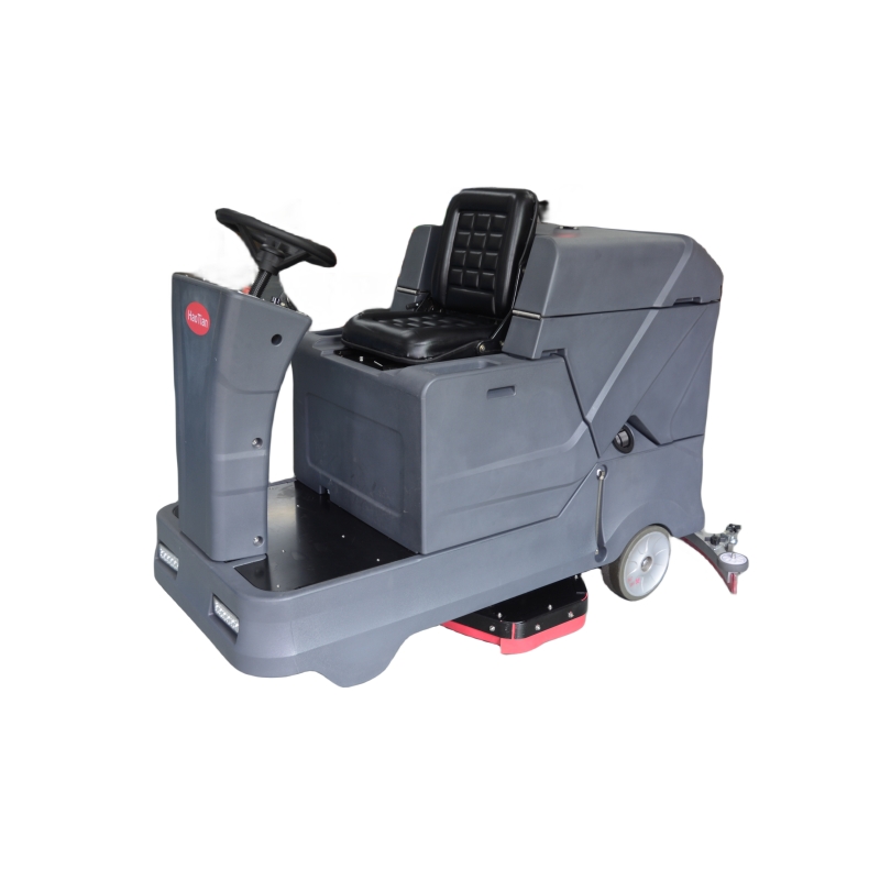 YJ-168 Double Brush Floor Clean Equipment Ride-on Scrubber Drier Machine