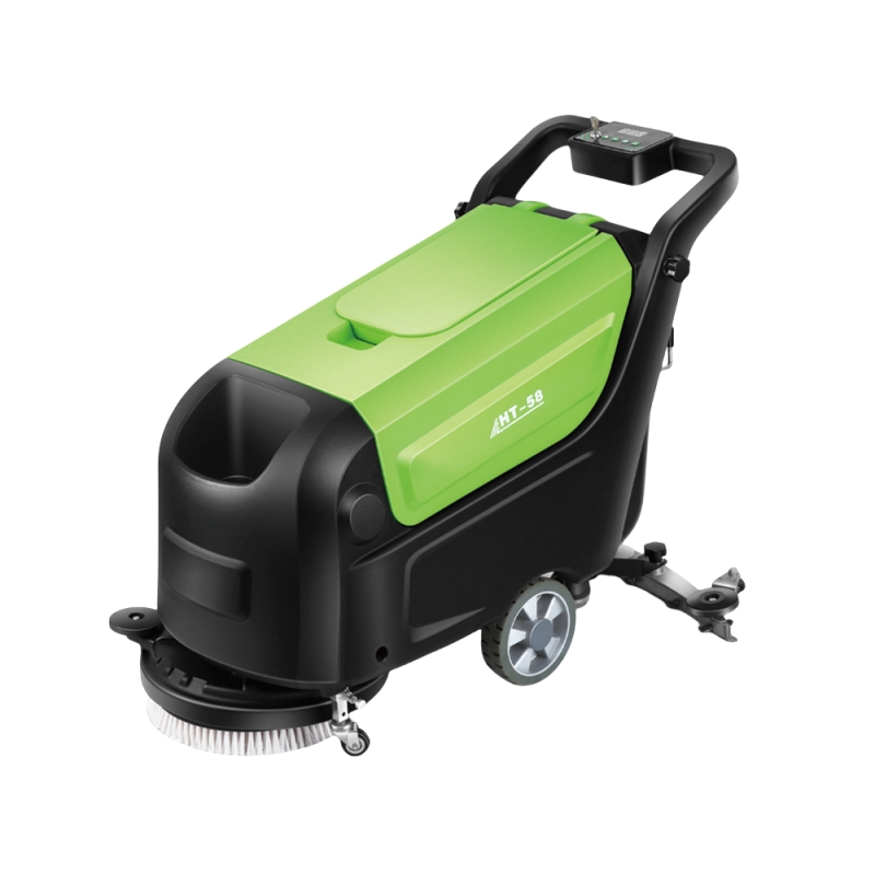 Walk-behind scrubber with battery HT-58 green product