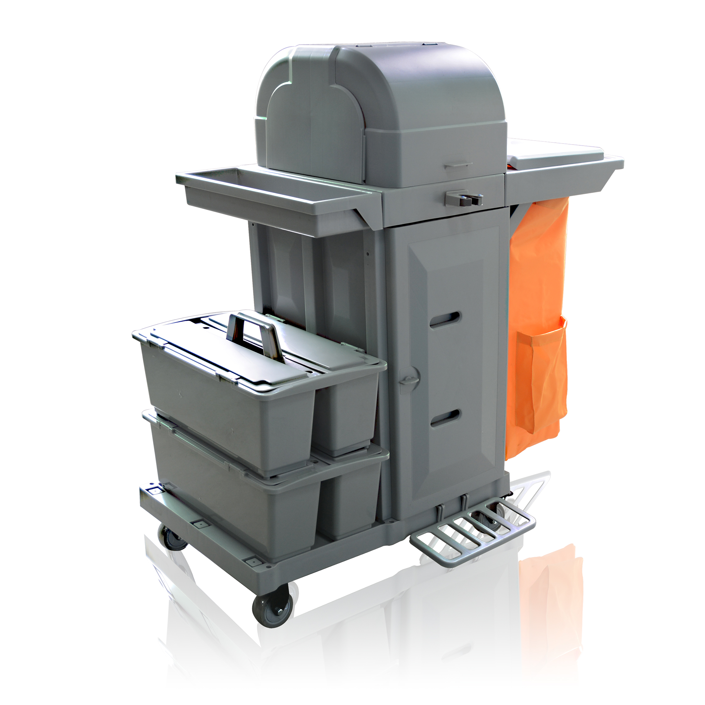 Yj-02 Multi-purpose Cleaning Cart with Door