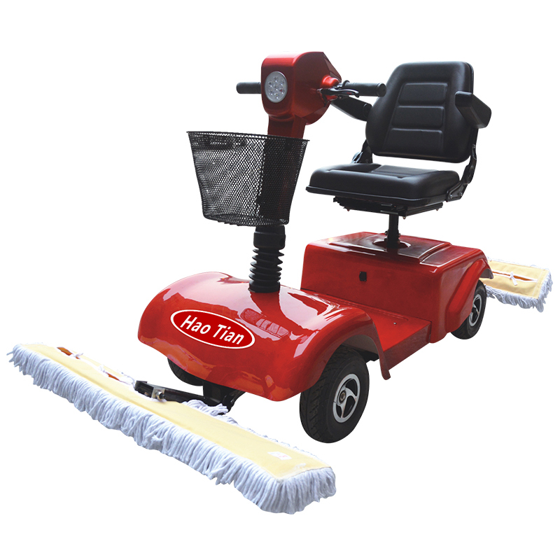 Ht-In101c Industrial Electric Dry Mopping Dust Cart