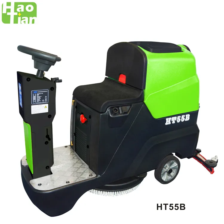 Ht55b Industrial Ride-on Floor Scrubber Dryer Machine
