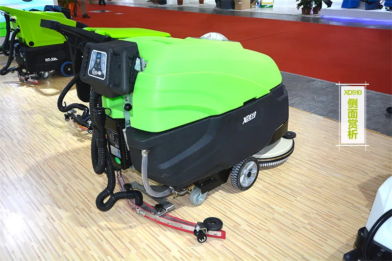 Xd510 Manual Floor Scrubber Ceramic Tile Floor Cleaning Machine
